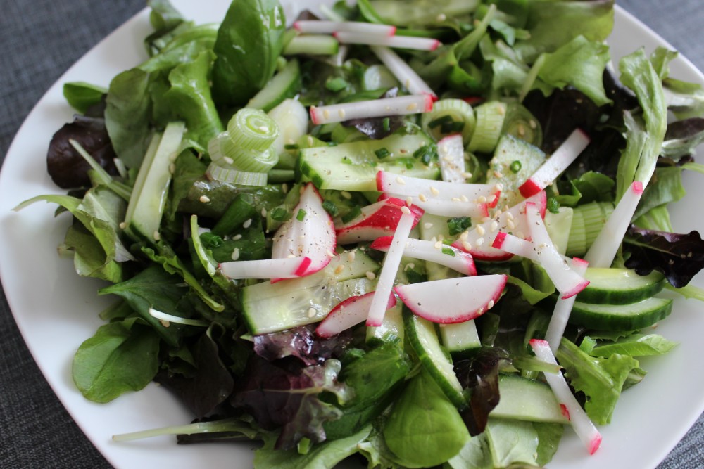 Ein basischer Salat zu Mittag